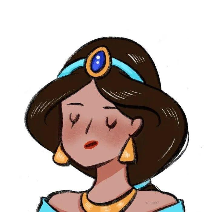 迪士尼公主头像之傲娇版