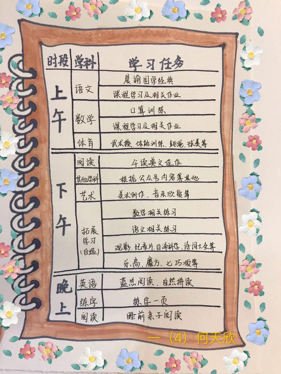 华东师大附属台州学校:我和自己有个约定——学会自律!_计划表