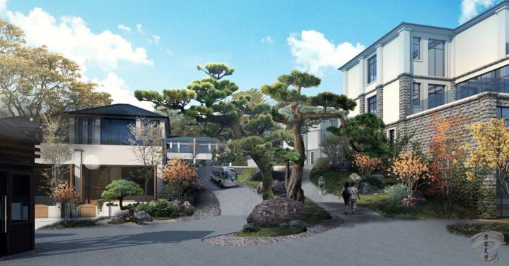 造园美学家王东最新规划三岔湖风景区良藤酒店