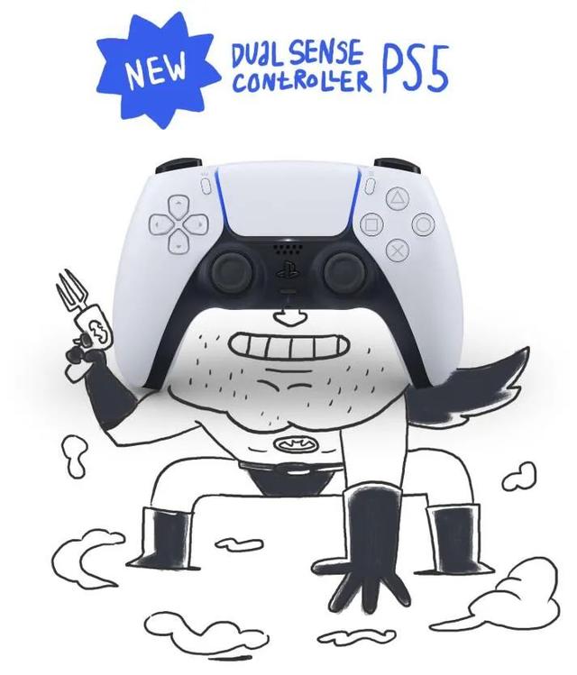 ps5手柄难逃拟人化,给我一对摇杆,还你一位二次元美少女