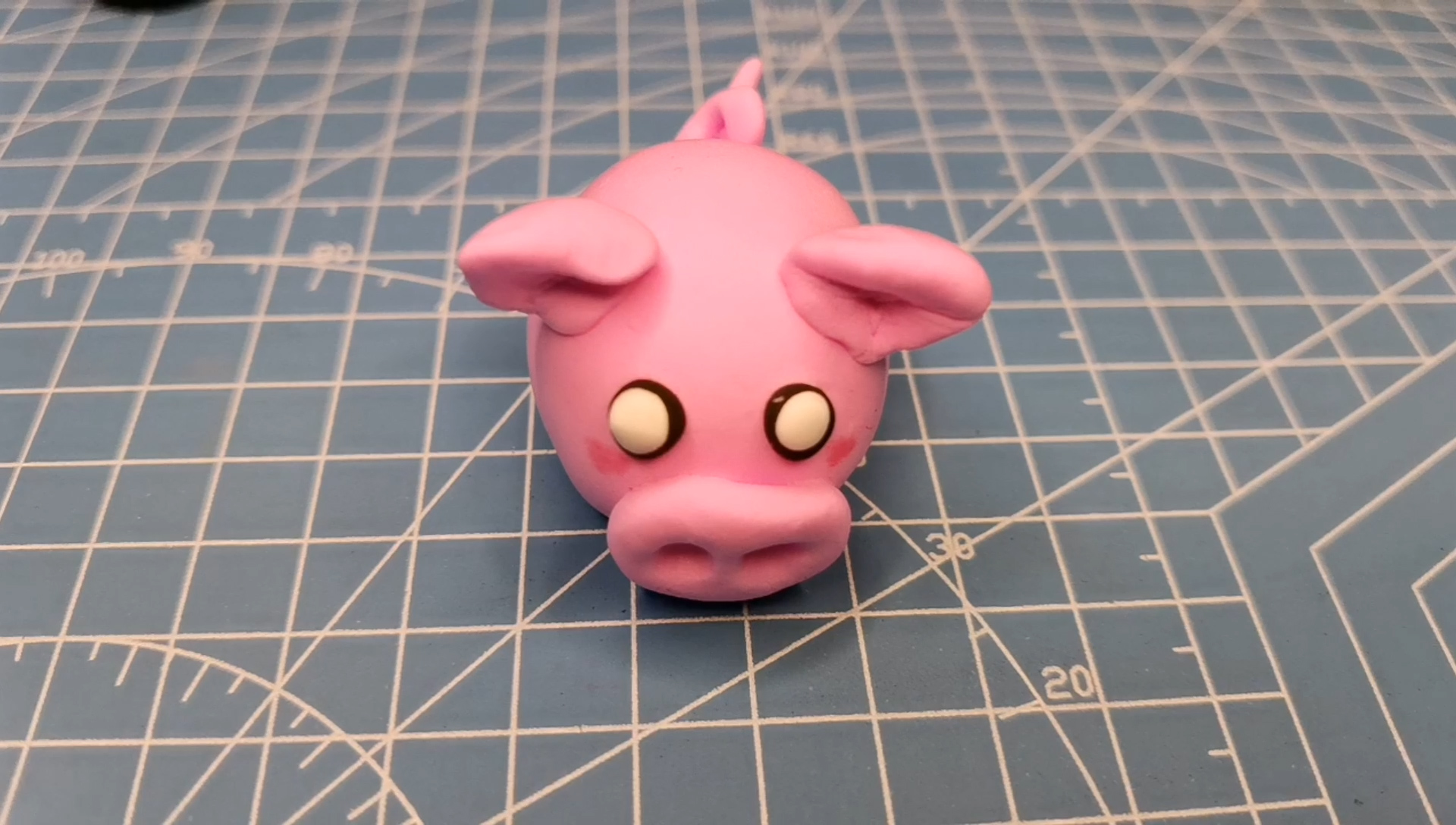 简单好做手工黏土教程可爱小猪,一看就会适合亲子互动游戏