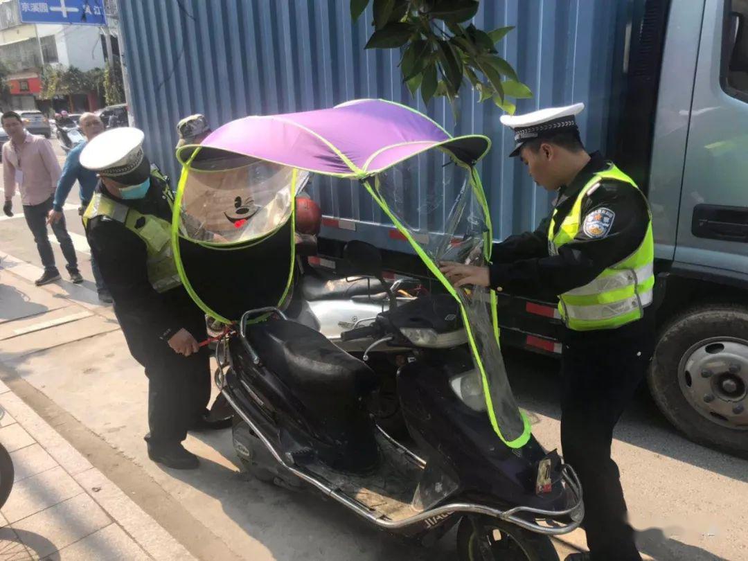 揭陽交警將嚴查嚴治這些交通違法行為_摩托車