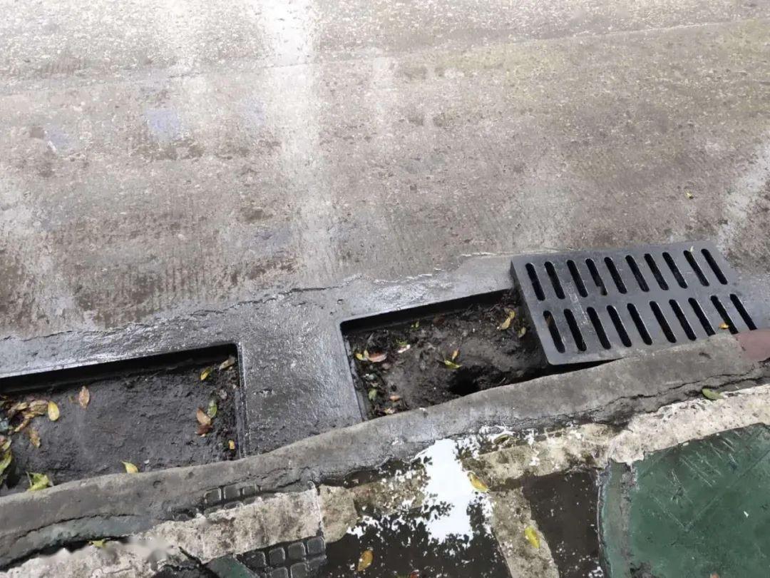 威远这条街的下水道秒变"陷阱".