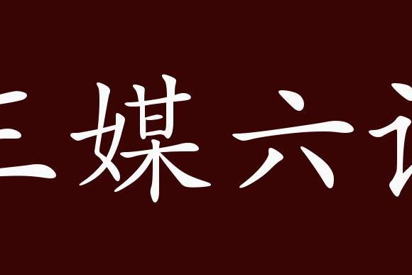 原创 三媒六证的出处,释义,典故,近反义词及例句用法   成语知识