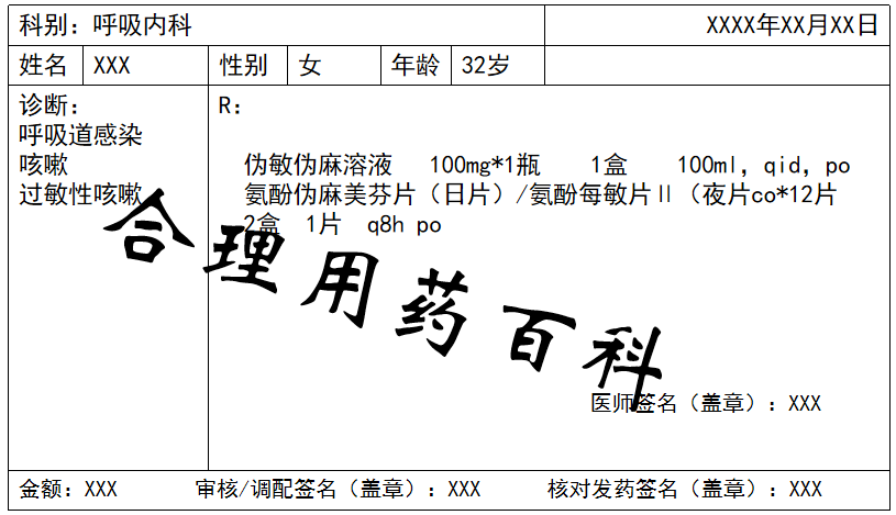 咳嗽一例32岁女性处方的审核是一项技术性要求很高的工作,要求药师有
