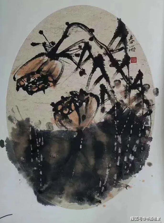 原创艺术中国王春海手指画鉴赏