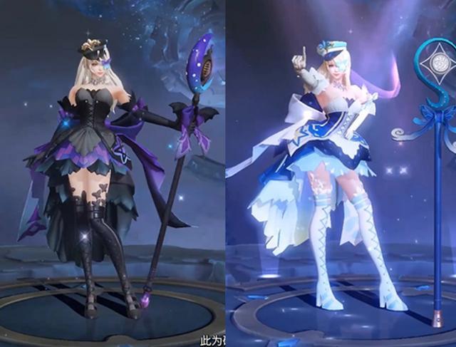 王昭君全新星元皮肤曝光偶像歌手变身黑魔仙看到特效后买定了