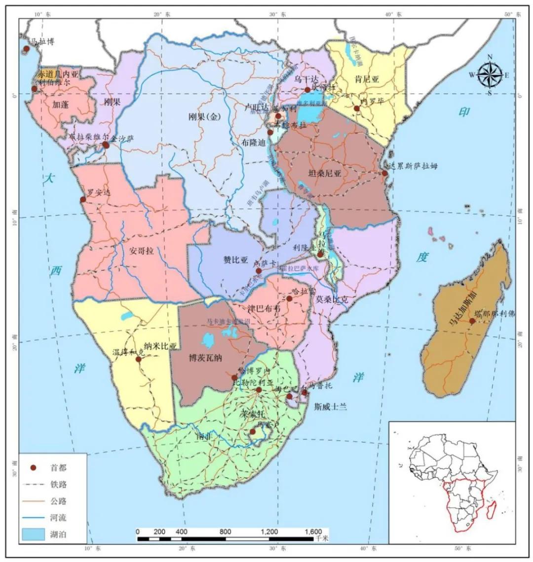 南非吞并南部非洲图片