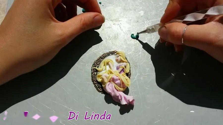 浅浮雕人像教程 | 长发公主_泥塑