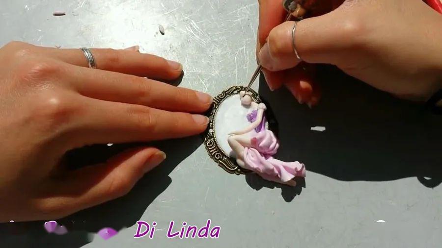 浅浮雕人像教程 | 长发公主_泥塑