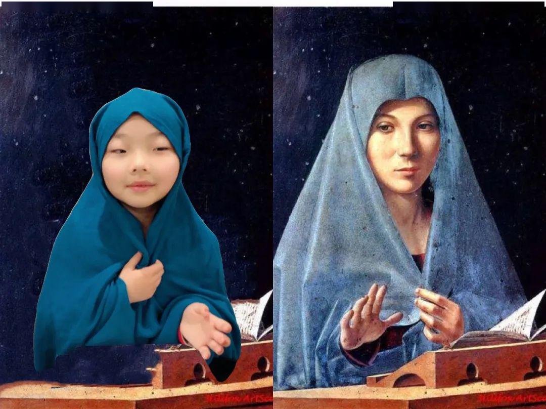 当南京萌娃遇上世界名画哈哈哈哈