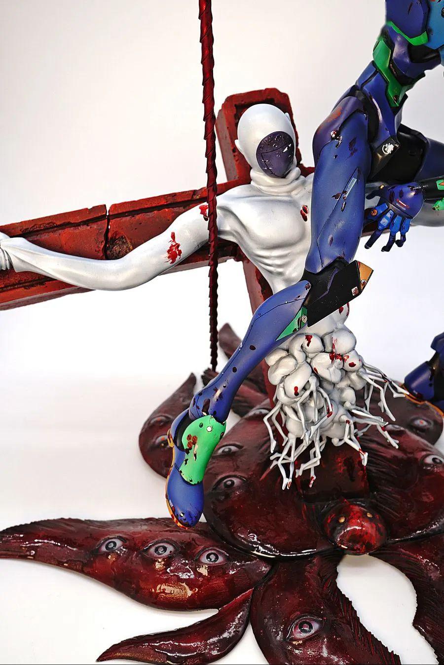 初号机朗基奴斯枪和莉莉斯这个涂装真带感