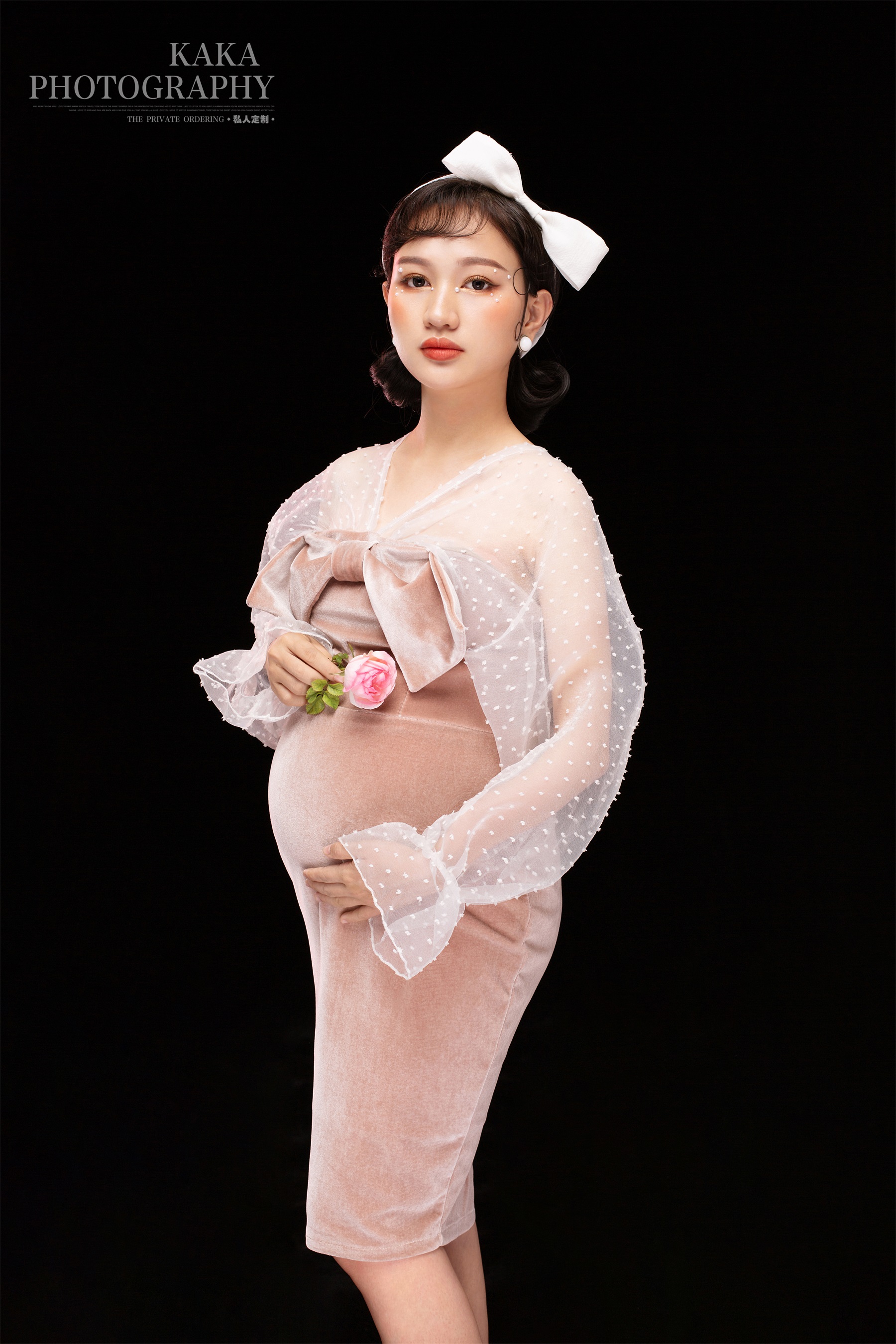 卡卡摄影孕照客片分享超美孕照孕妈妈的仪式感