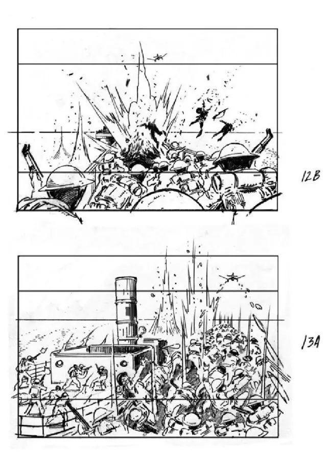 諾蘭敦刻爾克分鏡手稿賞析