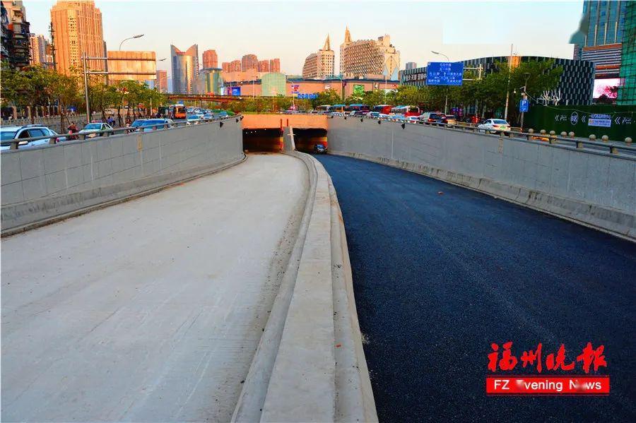 福州二环工业路口下穿通道月底通车 90秒横穿"苏万宝"