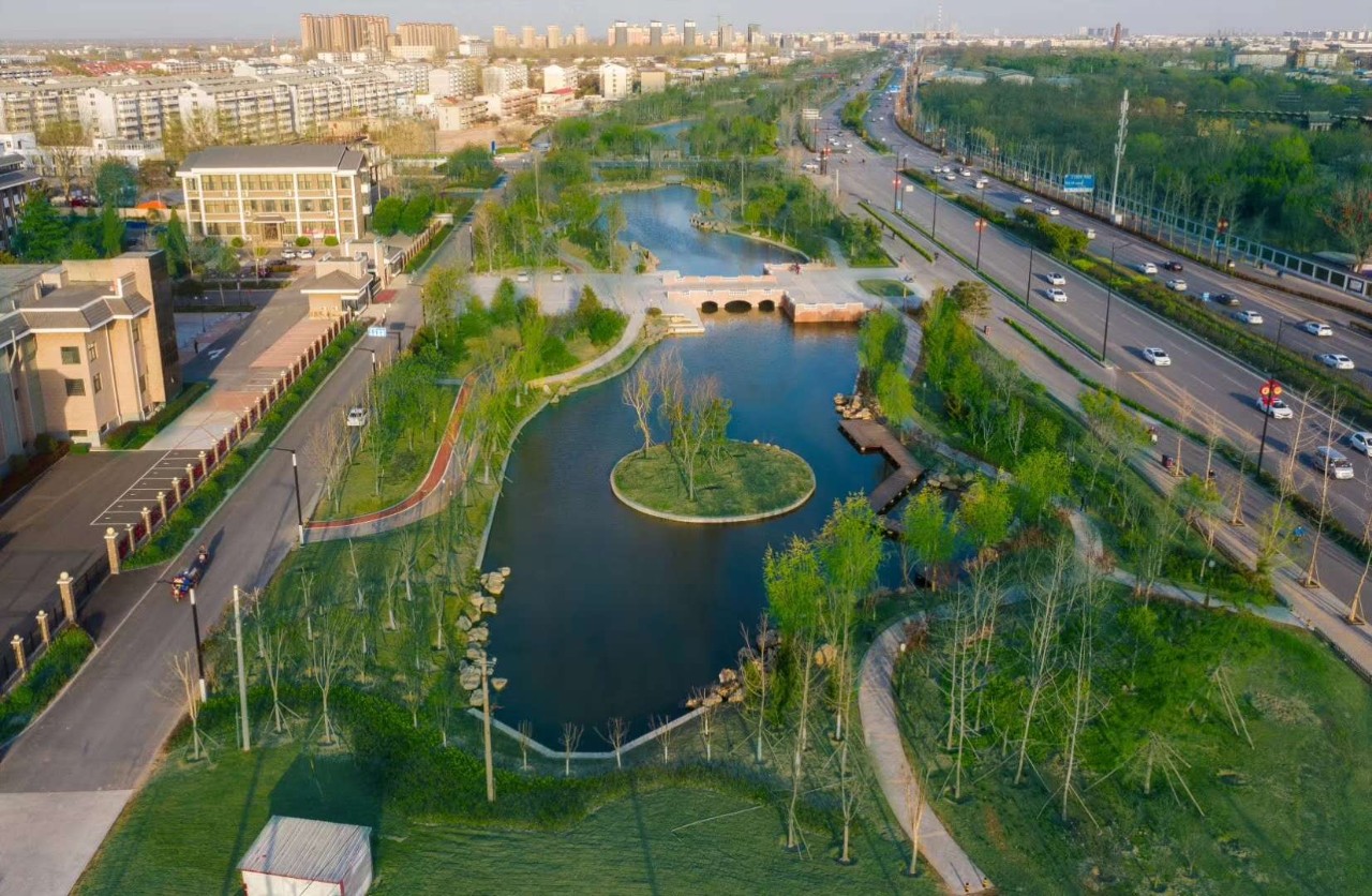 汴梁关注中铁二十局用心助力开封水更清天更蓝