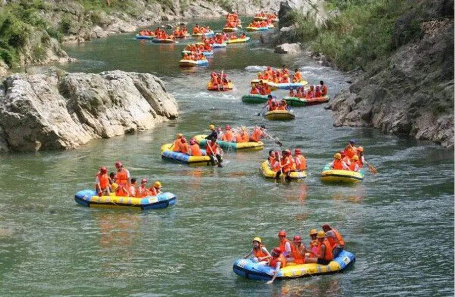 金洞漂流.南山虎溪古村落.南山虎溪古村落.冷水滩滨江美景.