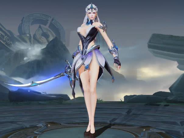 当露娜换上夏日凉装,原版超性感,绿版像精灵,红版也太帅了吧!_王者