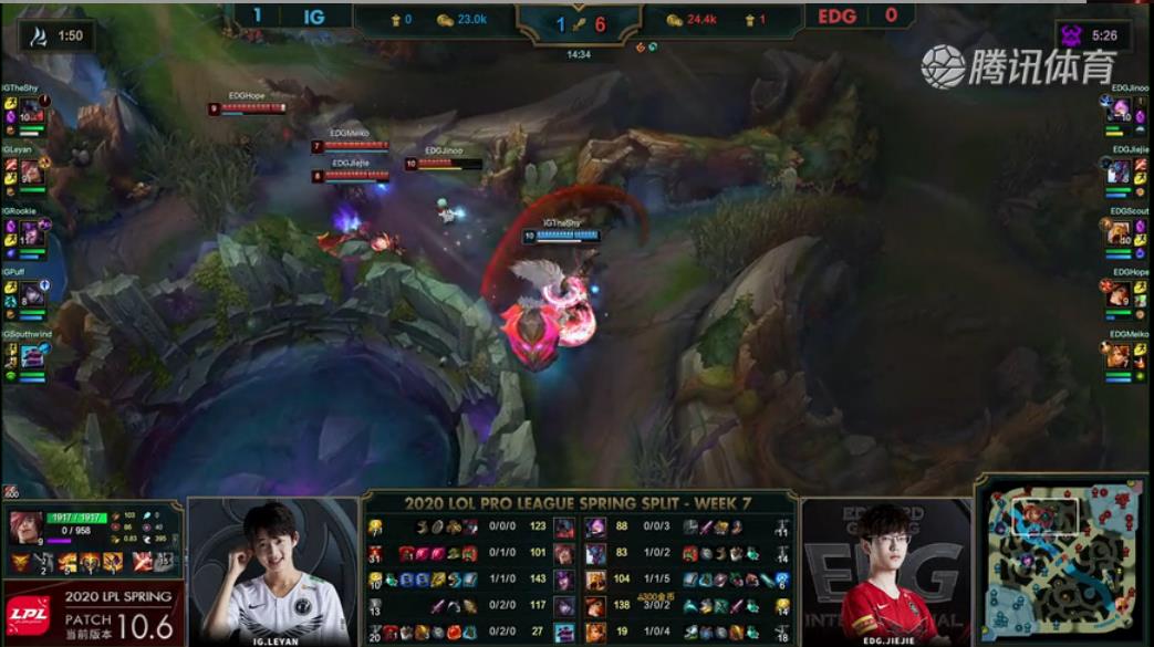 the shy剑魔再贡献名场面,砍翻edg,阿布点评"差距没想象中大"_比赛