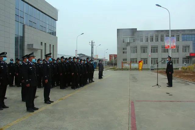 固原监狱举行战疫执勤换防交接仪式