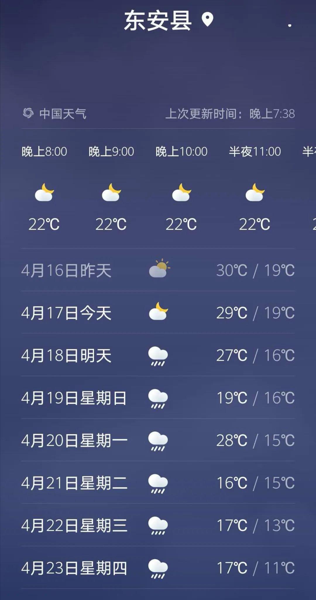 樟树十五天天气预报