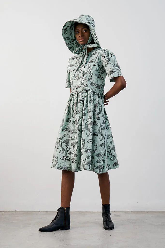 运用水彩画和拼贴画的工艺设计服装,从祖鲁人和恩德贝勒人的传统文化