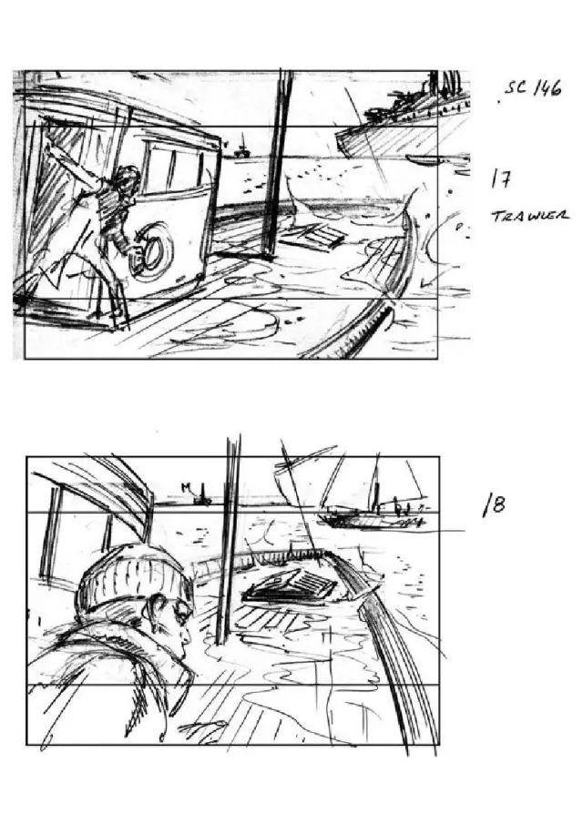 諾蘭敦刻爾克分鏡手稿賞析