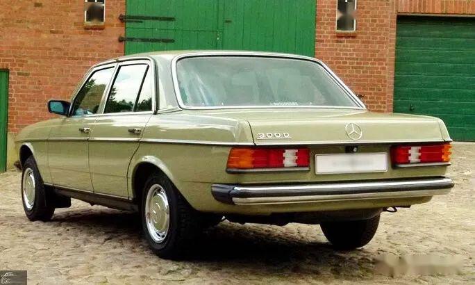 上世纪80年代初期,那时西德的出租车基本都是w123平台的奔驰e,其中一