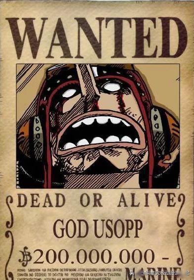 god乌索普——悬赏金额:2亿贝利厨师(智慧型副手):文斯莫克山治