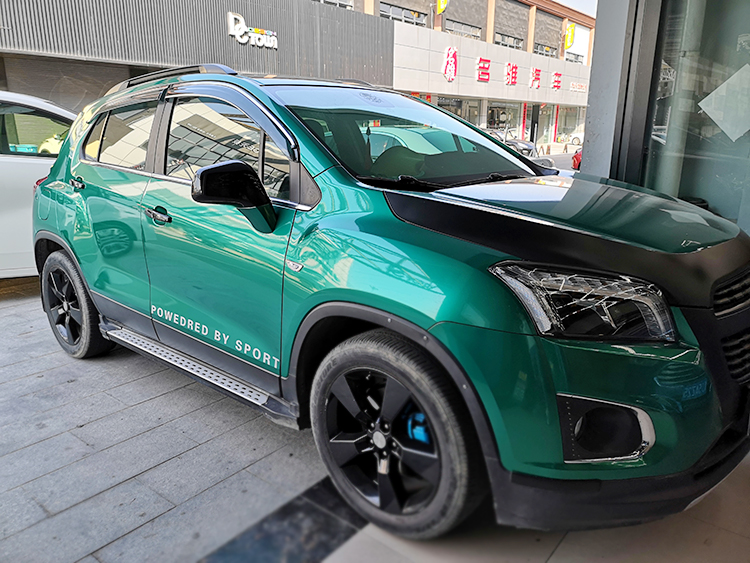 初次改装不理想,台州慧声雪佛兰创酷音响二次改装黄金声学,丹麦绅士宝