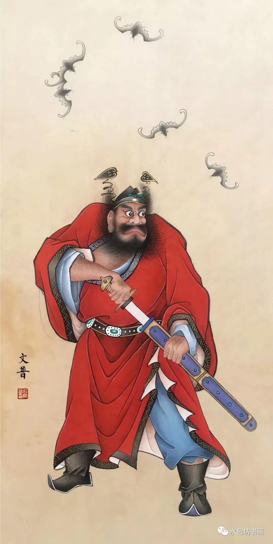 画家专栏│当代实力派工笔画家於文普作品赏析