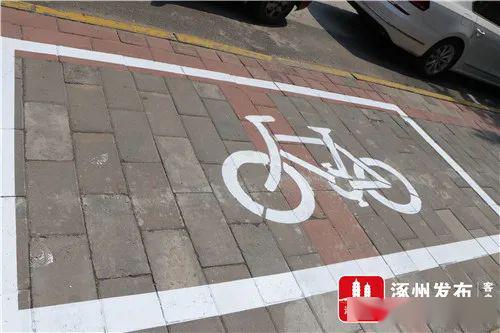 涿州便道上增设自行车停车位