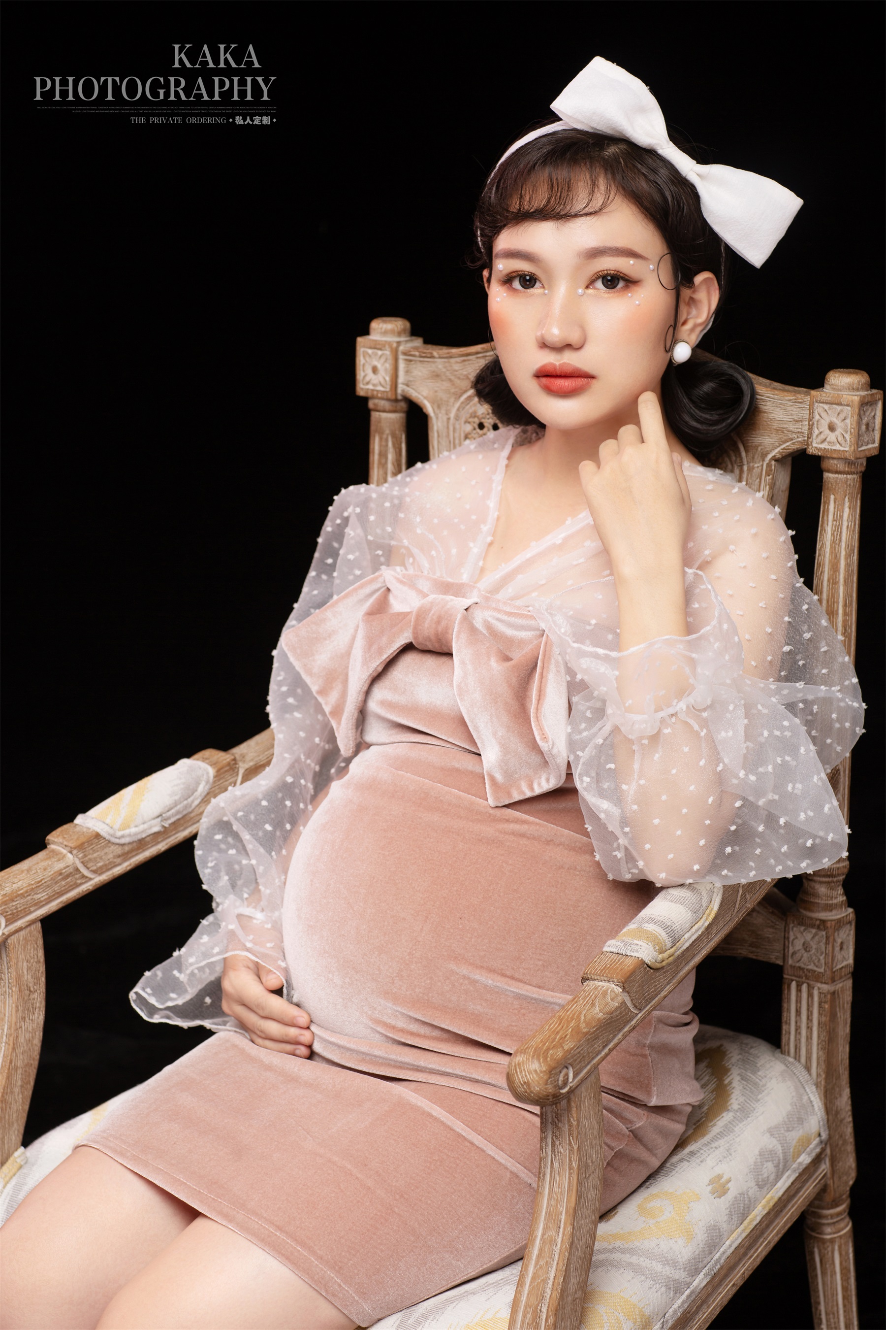 卡卡摄影孕照客片分享超美孕照孕妈妈的仪式感