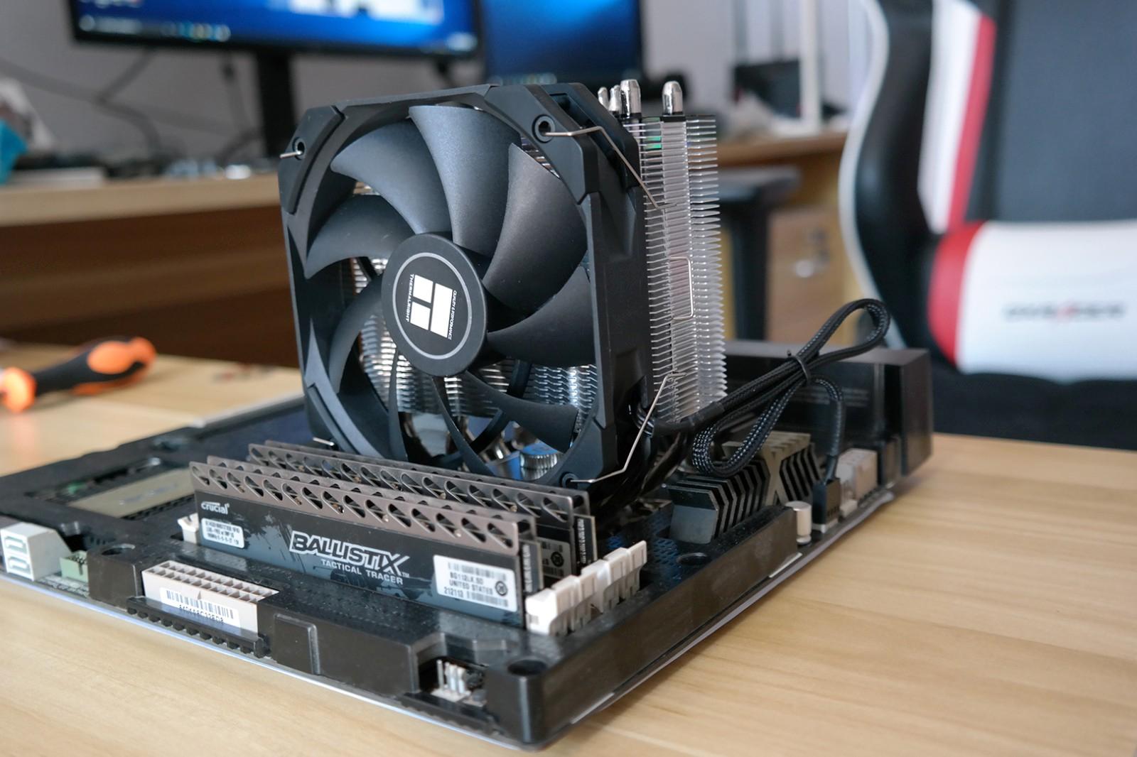 限高的小机箱专属利民ak120mini小塔cpu散热器开箱评测