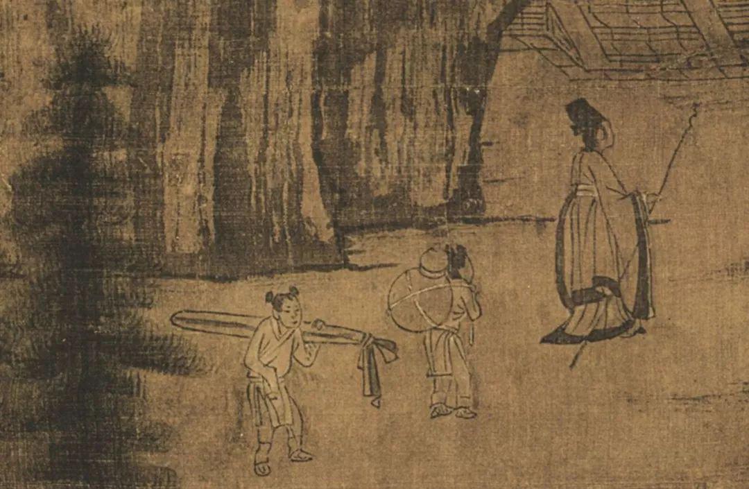 《深山会棋图》及其细部_法库县