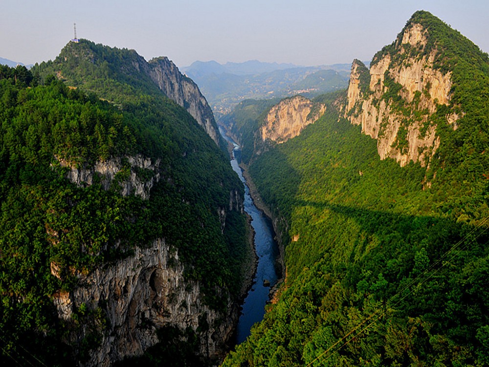 普渡河大峡谷图片