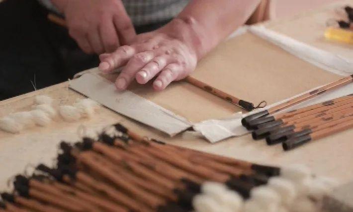 壮族三月三的非遗记忆宾阳大罗毛笔制作技艺