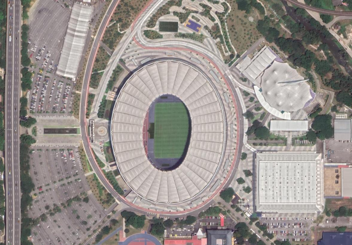 卫星航拍亚洲10大体育场馆第一大规模在朝鲜可容纳150000人