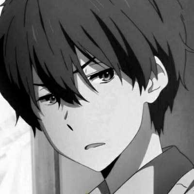 黑白男动漫头当时是谁把你拉回人间现在又是谁把你推向深渊