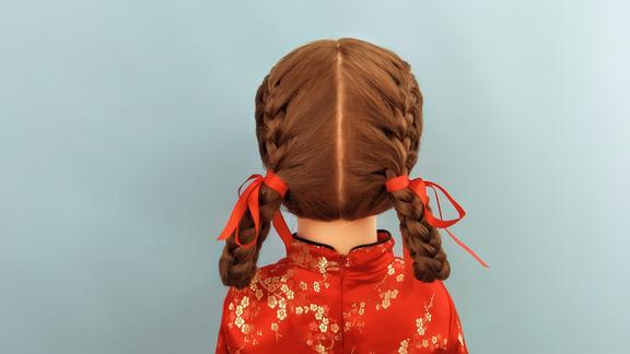 10岁女孩新年发型图片
