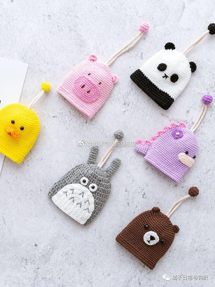钩针图解集 | 12款可爱钥匙包,每一款我都超爱的,你呢?