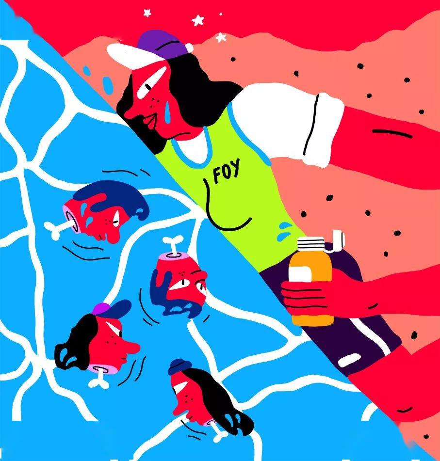 视觉盛宴插画师笔下的大胆配色太赞了