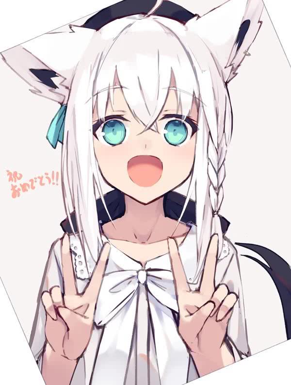 白上吹雪人设画师,沉迷狐娘无法自拔,撸猫已经过时了吗