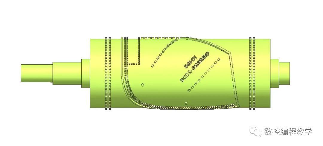 口罩机kn95-n95滚齿轴-滚切刀刀模3d图分享