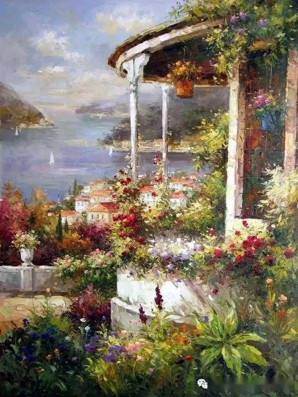 俄罗斯画家亚历山大米尔尤科夫风景油画作品欣赏