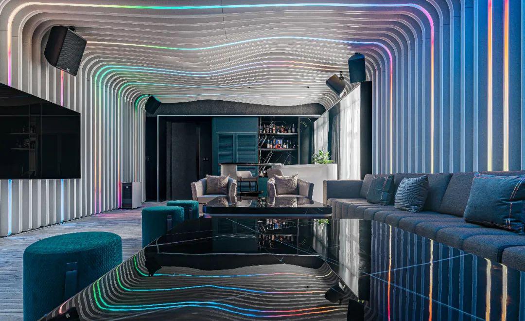 私人会所改造——大胆创造极具冲击的视觉_空间