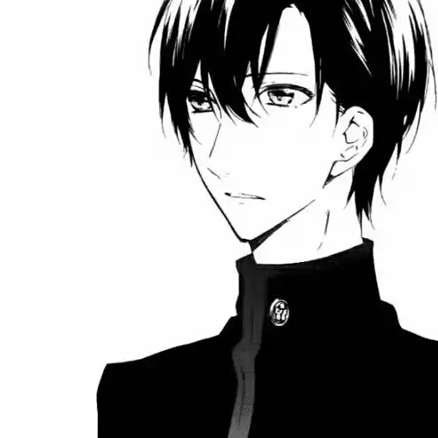 黑白男动漫头当时是谁把你拉回人间现在又是谁把你推向深渊