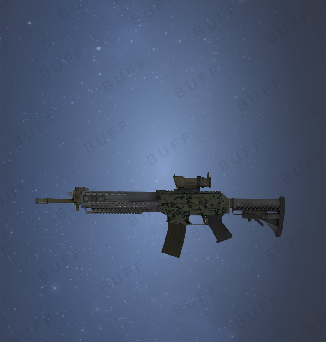 现在世界上最低的磨损是一把sg553的一把枪军队之辉,这是全球最低磨损