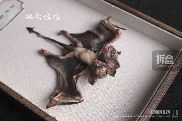 uman024神秘档案双头蝙蝠挂件