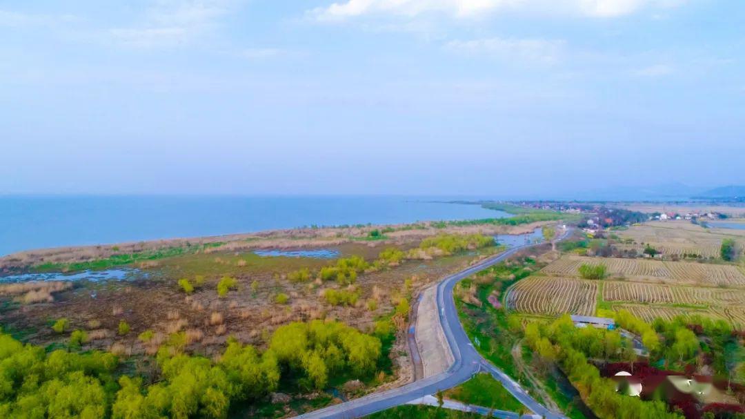 她就是安徽巢湖半岛国家湿地公园北至烔炀河支流高头苏村段,南入浩瀚